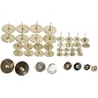 40 Gold Filled White Gold Ear Disc Beading Parts Findings