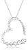 Price Comparison : 14k Choice of White or Yellow Gold Diamond Journey Heart Pendant (1/2 cttw, H-I Color, I1-I2 Clarity)