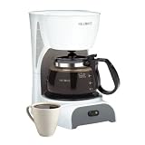 Mr. Coffee DR4 4-Cup Coffeemaker, White