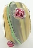 Quiges Beads Charms Murano Glass-Silver