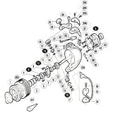 ���ޥ�(SHIMANO) 98 ���ƥ� 2500SDH �ѡ���:����ܥ��(A)(����NO36) 01407
