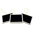 Mememall Fashion 12 Mini Chalkboards 3" x 4" Wedding Favors Kids Crafts Wooden Frame