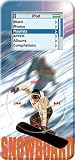 Snowboard - Apple iPod nano (1st Generation) 1GB 2GB 4GB Hard Case iJacket - Shock Absorbent Hard Protective Faceplate Cover + FREE iPod nano Screen and Surface Protector Shield