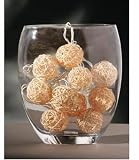Rattan String Lights - natural