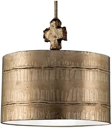 Large Fragment Adjustable Pendant in Aged Silver Finish