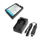 GTMax Replacement Standard Lithium-Ion Battery + Battery Charger w/ Car Adapter for Olympus Stylus Series Stylus 810 / Stylus 800 Digital / Stylus 500 Digital / Stylus 1000 / Olympus FE Series FE-200