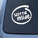 SCOTTIE SCOTTISH TERRIER INSIDE - Car, Truck, Notebook, Vinyl Decal Sticker #2154 | Vinyl Color: White