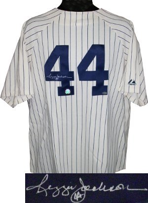 Reggie Jackson Autographed/Hand Signed New York Yankees Cooperstown Jersey- MLB Hologram