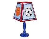 Let's Play Ball Sports Soccer Baseball Lamp & Shade