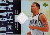 2006-07 UD Reserve Game Jersey Deron Williams Utah Jazz #DW Basketball Card