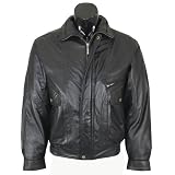 41VfT4qJySL. SL160  Baronjon Black Leather Classic 702 Flight Jacket