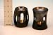 Metallic Black 2-Tone Oil Burner 2/Set
