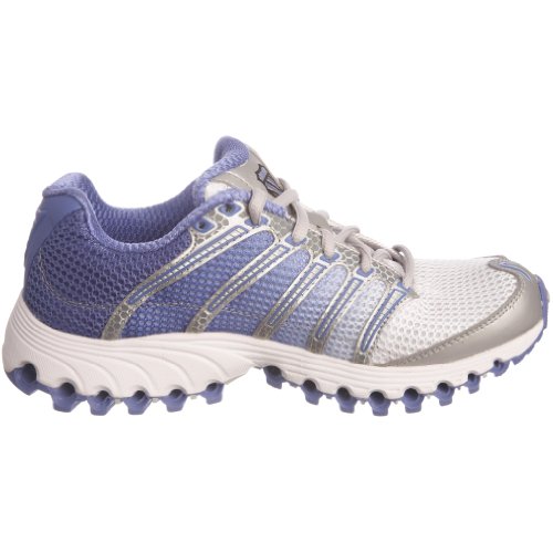 KSWISS Women's Ladies Tubes Run 100 Aa White/Silver/Violet Storm Trainer 92316-187-M 3 UK