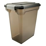 IRIS Premium Airtight Pet Food Storage, 55-Quart, Black