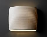 Justice Design POR-8855-SAWT, Limoges No Metal Wall Sconce Lighting, 2 Light, 200 Total Watts