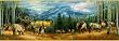Backcountry Elk 500pc Jigsaw Puzzle by Rosemary Millette