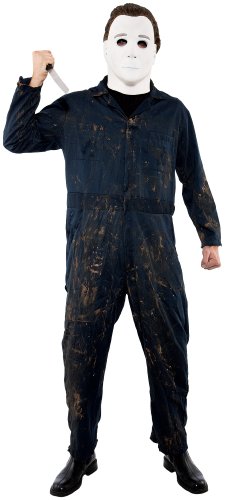 Paper Magic Men's Halloween Michael Myers Deluxe Jumpsuit And Mask