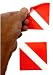 Innovative Vinyl Dive Flag Window Sticker