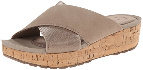 Rockport Women's Land Boulevard Cross Slide Platform Sandal