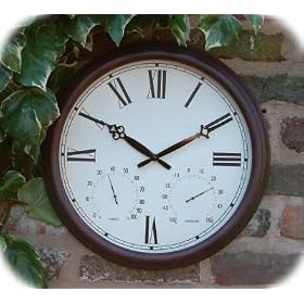 Outdoor Antique Rust Clock (DS1029)