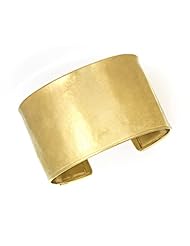 CleverEves 14Kt Yellow Gold Hammered Cuff 37mm