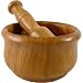 Berard French Olive Wood Handcrafted Mortar and Pestle, Large Size