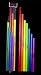 BOOMWHACKERS C Major Bass Diatonic Scale Set (Lower Octave) Boomwhackers Tuned Percussion Tubes