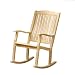 Teak Porch Rocker Garden Deck Rocking Chair New Mortise Tenon
