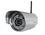 Foscam FI8905W Outdoor Wireless/Wired IP/Network Camera with 30 Meter Night Vision and 6mm Lens (22° Viewing Angle) - Silver