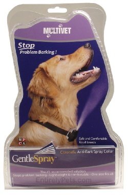 Childrens Toyshop  Pet Supplies : Multivet Gentle Spray Citronella Anti-Bark Collar
