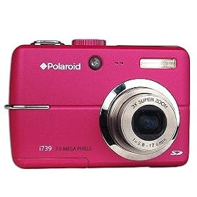 Polaroid i739 7MP 3x Optical/4x Digital Zoom Camera (Pink)