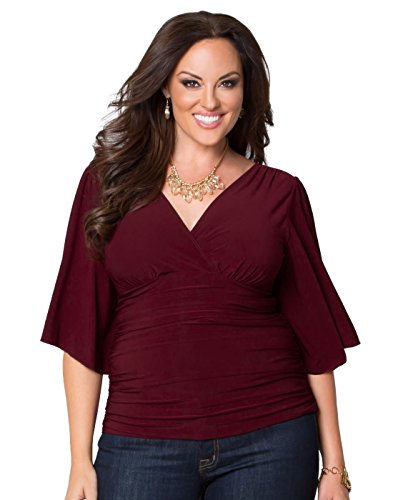 Kiyonna Women's Keira Kimono Sleeve Top