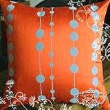 Elegant Decorative Dark Orange Color Throw Pillow Cover 18