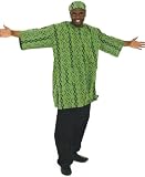 Unisex African Mudprint Pants Set - Style C - Several Colors Available