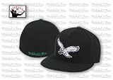 Philadelphia Eagles Black Vintage Throwback Mitchell And Ness Hat / Cap