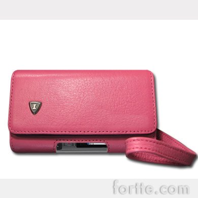 Leather Case for HP Ipaq 910 Black With Fixed Clip