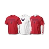 Washington Capitals Youth Gameday 3 In 1 Long Sleeve T-Shirt Combo Pack