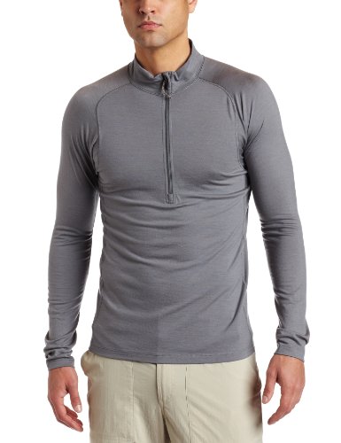 Sitka Gear Merino Core Zip Tee Base Layer Shirt, Charcoal, XX-Large