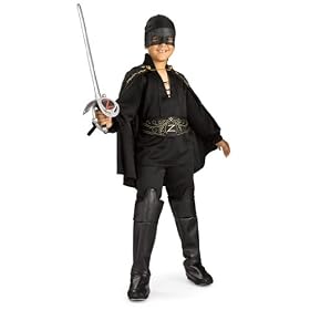 Zorro tm Standard Costume for Child Size Large age range 8 - 10 years