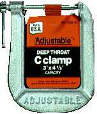 Adjustable Clamp 1434-C  3 x 4-1/2 Adjustable C-Clamp