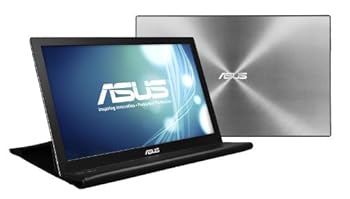 ASUS 薄い・軽量、USBで簡単接続、15.6型WXGA モバイルディスプレイ ( 厚さ8mm / 重さ800g / 1,366×768 / USB3.0 / ノングレア / 3年保証 ) MB168B