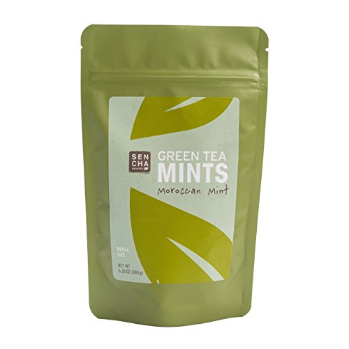 Sencha Naturals Green Tea Mints, Refill Bag, Moroccan Mint