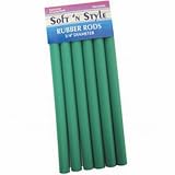 Soft 'N Style Rubber Rod Long Green 3/4 Super Thick (6 per bag) (Pack of 2)