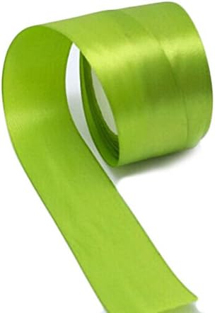 Anna Party Coloured Ribbon Gift Wrap Curling Wide Multi Colored Supplies Eco Friendly Decorations 22M(Apple Green)