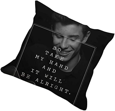 FR23-Save Take My Hands, Mendes Df Custom Cotton Linen Pillow Case 17"x17" (Two sides)