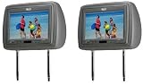 Audiovox Movies 2 Go MM92HRG 2 Replacement Headrests without DVD (Grey)