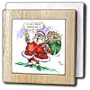 VAL Cartoon about Gift Card Giving for Christmas - 6 Inch Tile Napkin Holder