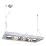 Pendelleuchte T5 GRILL ES111 silbergrau von F.N.