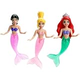 Disney Princess Ariel and Her Sisters Playset, 3-Pack
