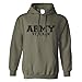 zerogravitee Army Veteran BLACK logo Hooded Sweatshirt